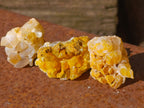 Natural Purple Amethyst and Golden Limonite Single Quartz Crystals x 3.19 Kg Lot From Zambia - Toprock Gemstones and Minerals 
