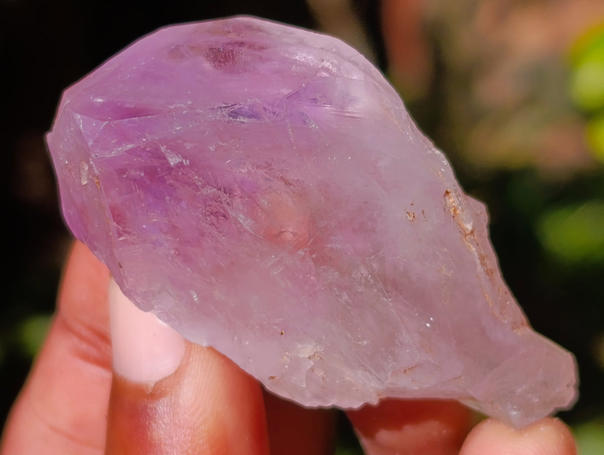 Natural Purple Amethyst and Golden Limonite Single Quartz Crystals x 3.19 Kg Lot From Zambia - Toprock Gemstones and Minerals 