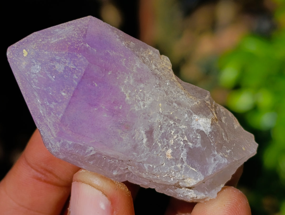 Natural Purple Amethyst and Golden Limonite Single Quartz Crystals x 3.19 Kg Lot From Zambia - Toprock Gemstones and Minerals 