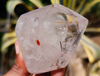 Polished Mixed Quartz Crystals Including Golden Rutile Quartz x 6 from Madagascar - Toprock Gemstones and Minerals 