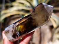 Polished Mixed Quartz Crystals Including Golden Rutile Quartz x 6 from Madagascar - Toprock Gemstones and Minerals 