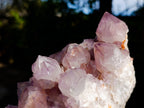 Natural Sunburst Amethyst Spirit Quartz Clusters x 2 From South Africa - Toprock Gemstones and Minerals 