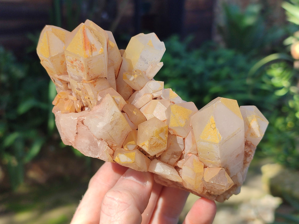 Natural Mixed Quartz Clusters x 4 From Madagascar - Toprock Gemstones and Minerals 