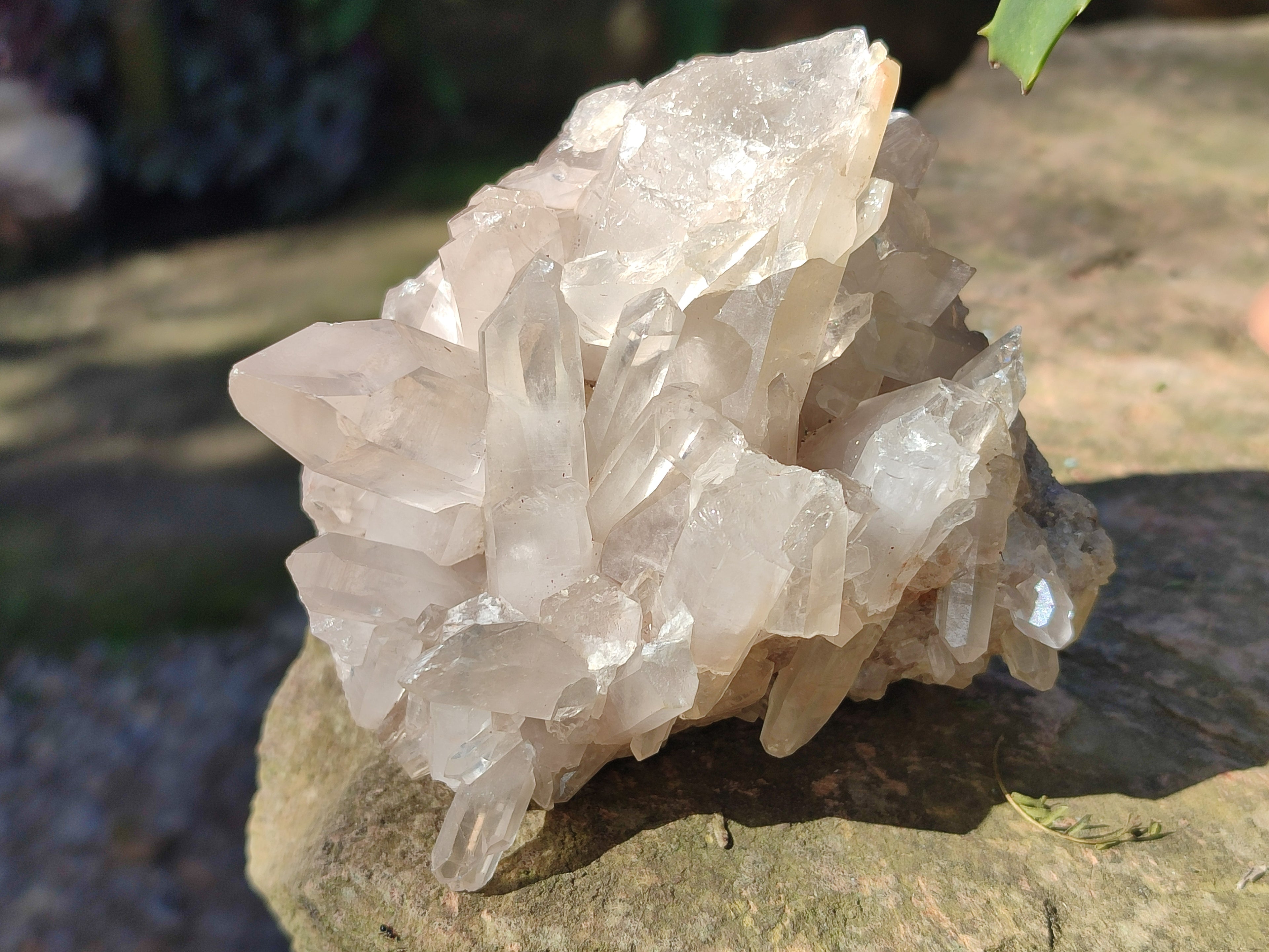 Natural Mixed Quartz Clusters x 4 From Madagascar - Toprock Gemstones and Minerals 