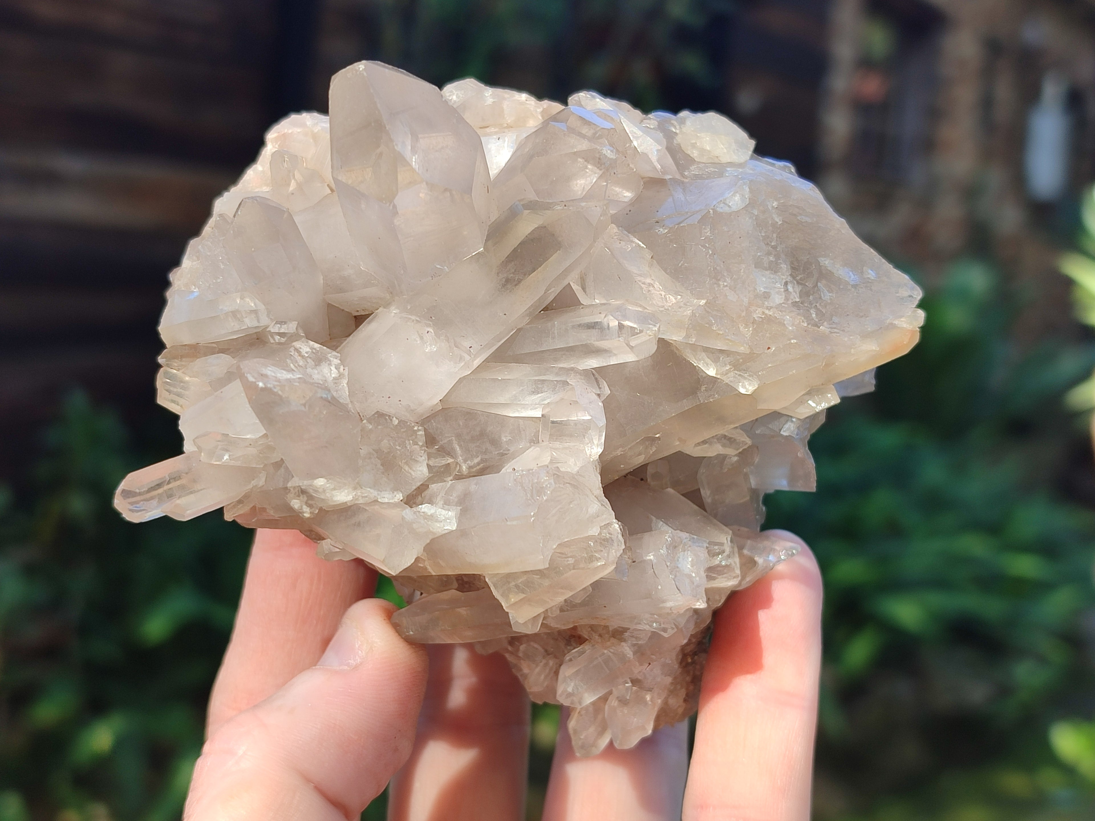 Natural Mixed Quartz Clusters x 4 From Madagascar - Toprock Gemstones and Minerals 