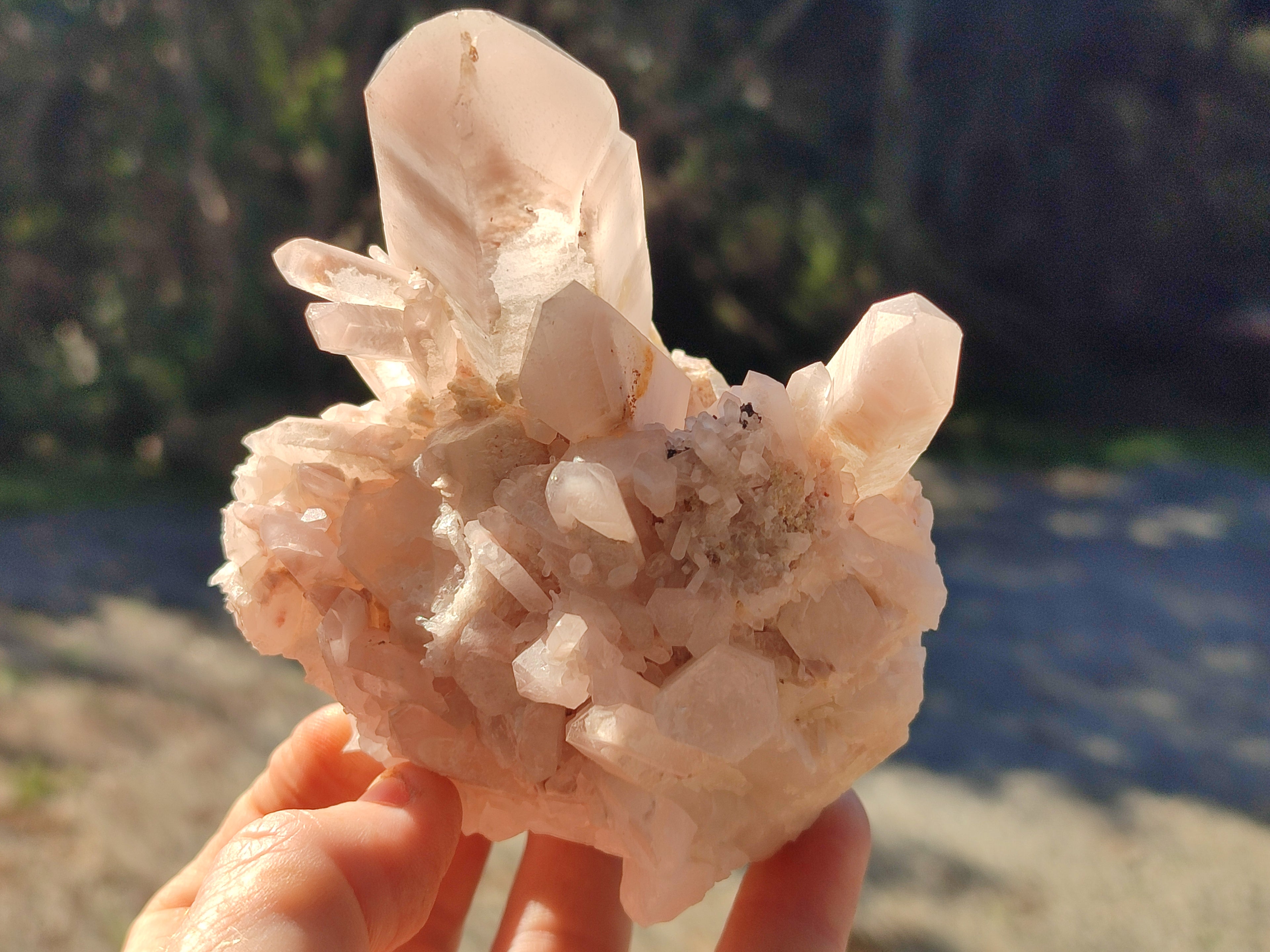 Natural Mixed Quartz Clusters x 4 From Madagascar - Toprock Gemstones and Minerals 
