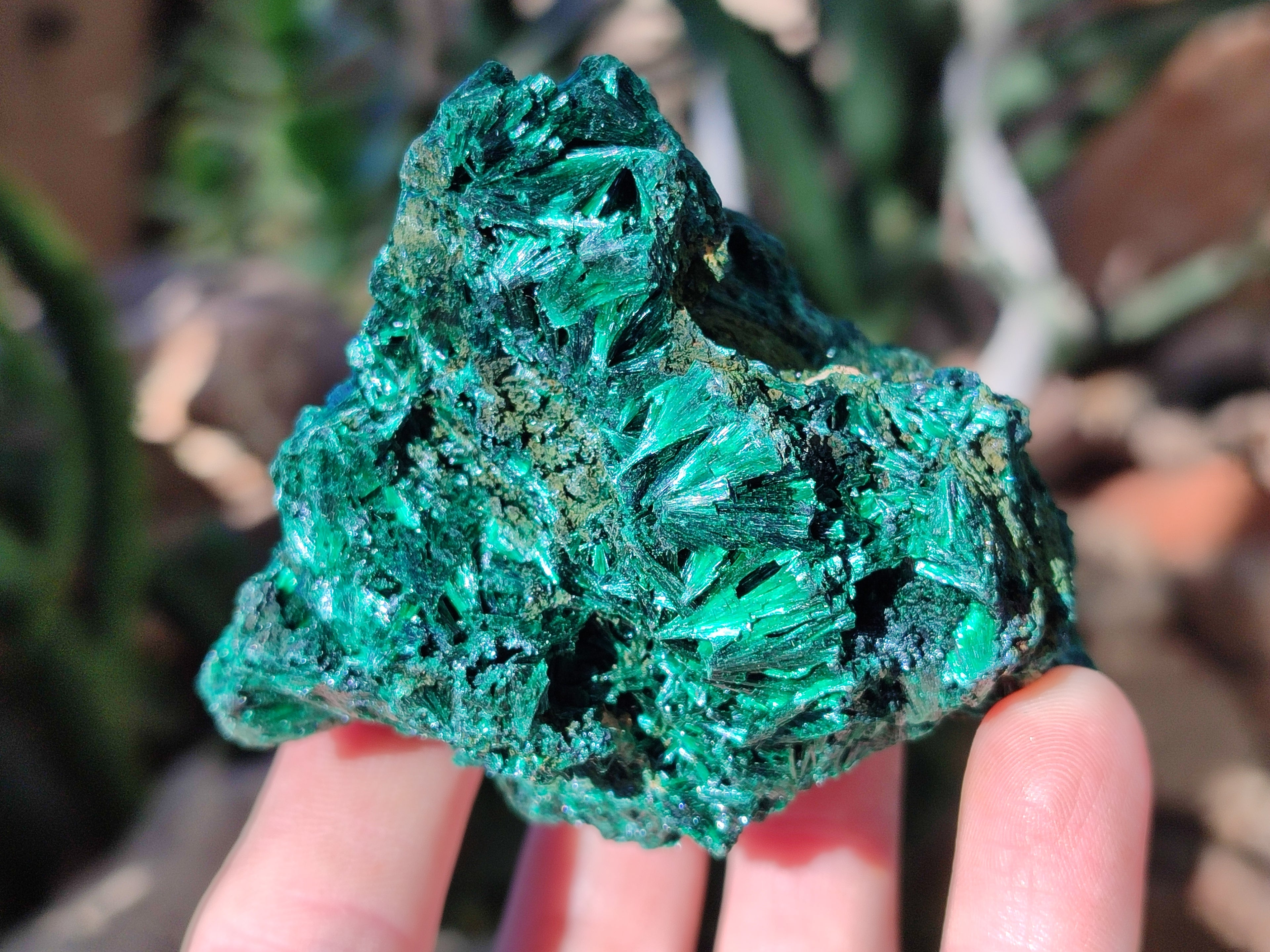 Natural Silky Malachite Specimens x 4 From Kasompe, Congo - Toprock Gemstones and Minerals 