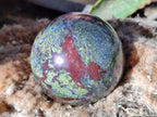 Polished Bastite Dragons Blood Stone Sphere-Ball x 3 From Tshipise, South Africa - Toprock Gemstones and Minerals 