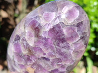 Polished Chevron Amethyst Standing Free Form x 1 From Ankazobe, Madagascar - Toprock Gemstones and Minerals 
