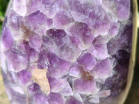 Polished Chevron Amethyst Standing Free Form x 1 From Ankazobe, Madagascar - Toprock Gemstones and Minerals 