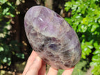 Polished Chevron Amethyst Standing Free Form x 1 From Ankazobe, Madagascar - Toprock Gemstones and Minerals 