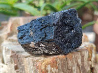 Natural Fibrous Terminated Schorl Black Tourmaline with a little Hyalite Opal x 12 From Erongo, Namibia