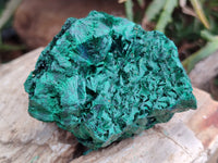 Natural Mixed Selection of Spirit Quartz and Silky Malachite x 6 From Southern Africa