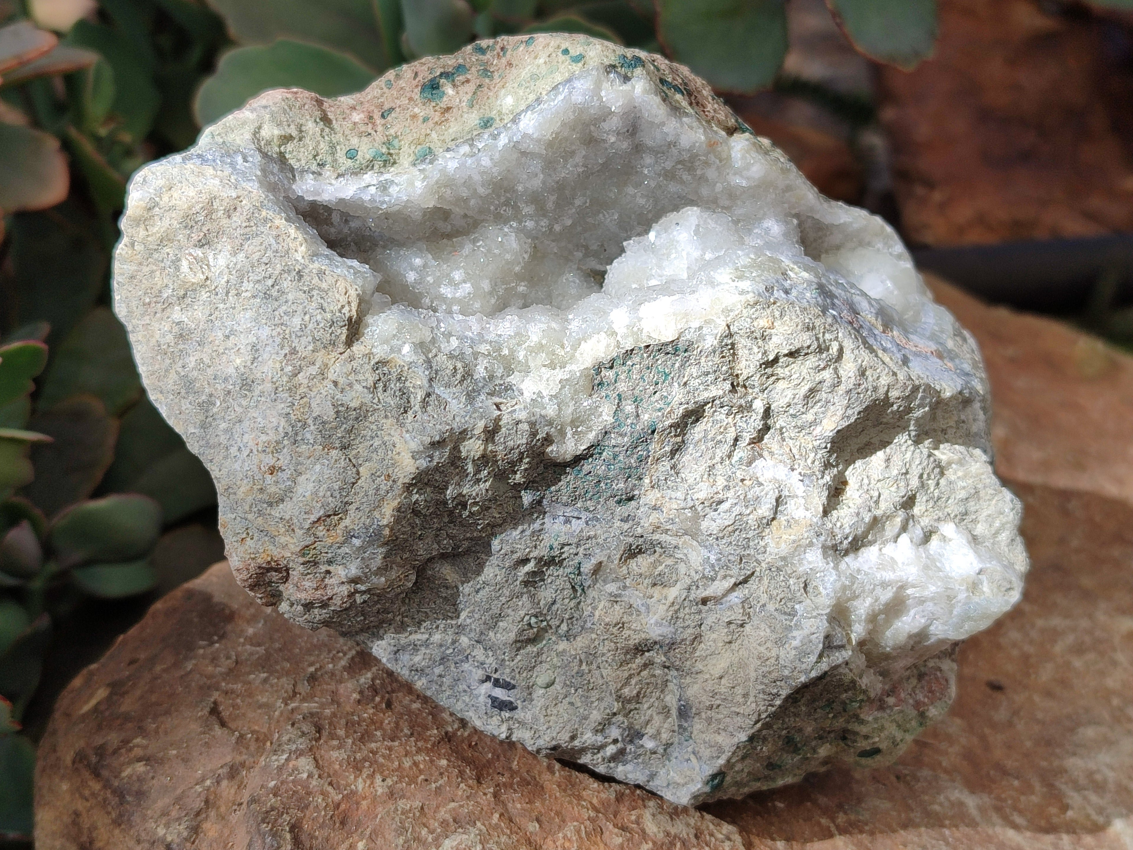 Natural Blue Lace Agate Geode Specimens x 3 From Nsanje, Malawi - Toprock Gemstones and Minerals 