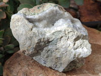 Natural Blue Lace Agate Geode Specimens x 3 From Nsanje, Malawi