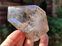 Polished Mixed Inclusion Quartz Crystals Including Tourmalinated Quartz x 6 from Madagascar