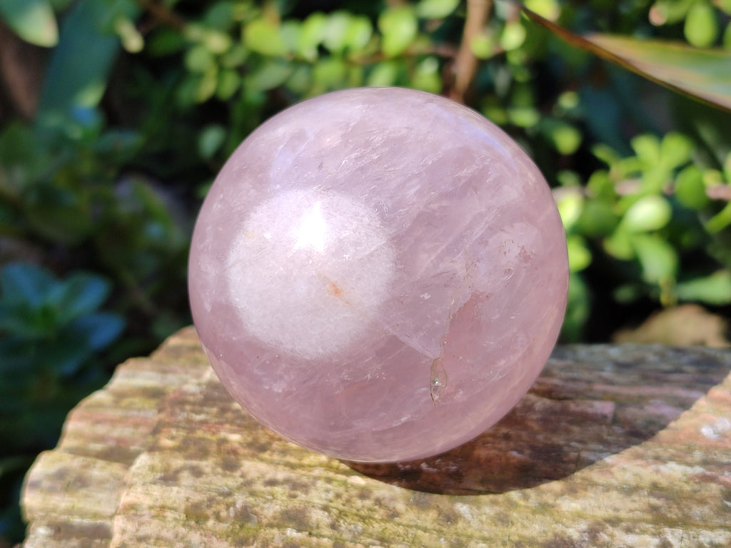Polished Star Rose Quartz Spheres x 4 From Ambatondrazaka, Madagascar - Toprock Gemstones and Minerals 