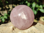 Polished Star Rose Quartz Spheres x 4 From Ambatondrazaka, Madagascar - Toprock Gemstones and Minerals 