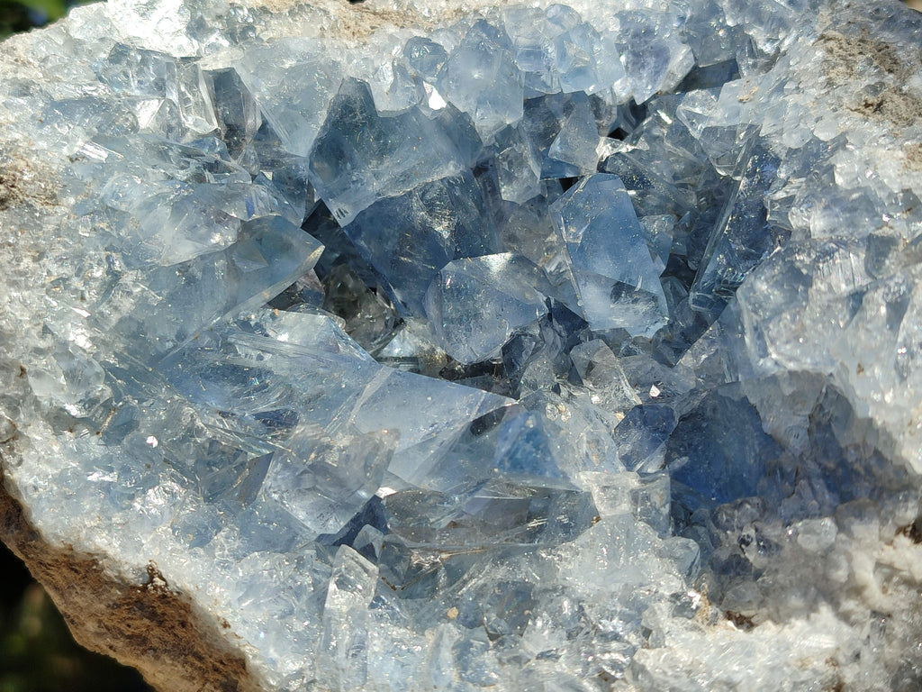 Natural Large Celestite Geode Specimen x 1 From Sakoany, Madagascar - Toprock Gemstones and Minerals 