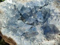 Natural Large Celestite Geode Specimen x 1 From Sakoany, Madagascar
