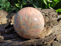 Polished Runestone Feldspar Spheres x 2 From Zimbabwe - Toprock Gemstones and Minerals 