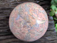 Polished Runestone Feldspar Spheres x 2 From Zimbabwe - Toprock Gemstones and Minerals 
