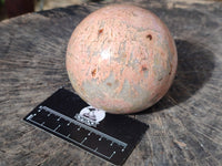 Polished Runestone Feldspar Spheres x 2 From Zimbabwe - Toprock Gemstones and Minerals 