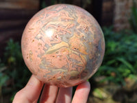 Polished Runestone Feldspar Spheres x 2 From Zimbabwe - Toprock Gemstones and Minerals 