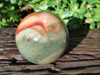 Polished Polychrome Jasper Spheres x 2 From Northwest Coast, Madagascar - Toprock Gemstones and Minerals 