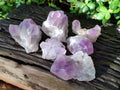 Natural Jacaranda Amethyst Quartz Cluster x 6 From Mumbwa, Zambia - Toprock Gemstones and Minerals 