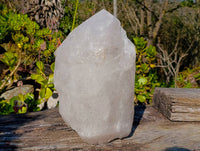 Polished XXL Pentium Quartz with Specular Hematite Inclusion x 1 From Madagascar