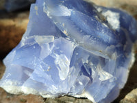 Natural Blue Lace Agate Geodes x 5 From Nsanje, Malawi