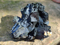 Natural Schorl Black Tourmaline Specimens x 6 From Erongo, Namibia