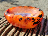 Polished Carnelian Bowls x 2 From Madagascar