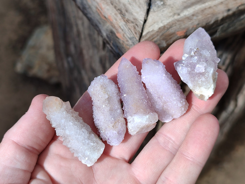Natural Mixed Cactus Spirit Quartz Crystals x 52 From South Africa - Toprock Gemstones and Minerals 