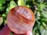 Polished Golden Healer Spheres x 6 From Madagascar