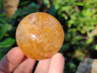 Polished Golden Healer Spheres x 6 From Madagascar