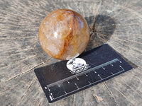 Polished Golden Healer Spheres x 6 From Madagascar