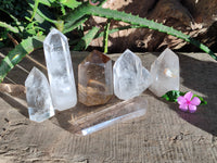 Polished Mix of Selected Crystal Points x 6 From Madagascar