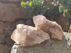 Natural White Phantom Cascading Smokey Quartz Clusters x 12 From Luena, Congo - Toprock Gemstones and Minerals 