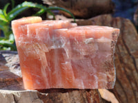 Natural Sunset Orange Calcite Specimens x 4 From Spitzkop, Namibia