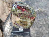 Polished Bastite Dragons Blood Stone Standing Free Form x 1 From Tshipise, South Africa - Toprock Gemstones and Minerals 