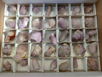Natural Cactus Flower Amethyst Spirit Crystals x 35 From South Africa