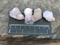 Natural Cactus Flower Amethyst Spirit Crystals x 35 From South Africa