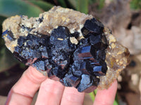 Natural Schorl Black Tourmaline Specimens x 2 From Erongo, Namibia
