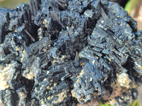 Natural Schorl Black Tourmaline Specimens x 2 From Erongo, Namibia