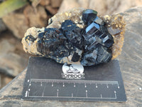 Natural Schorl Black Tourmaline Specimens x 2 From Erongo, Namibia