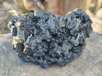 Natural Schorl Black Tourmaline Specimens x 2 From Erongo, Namibia