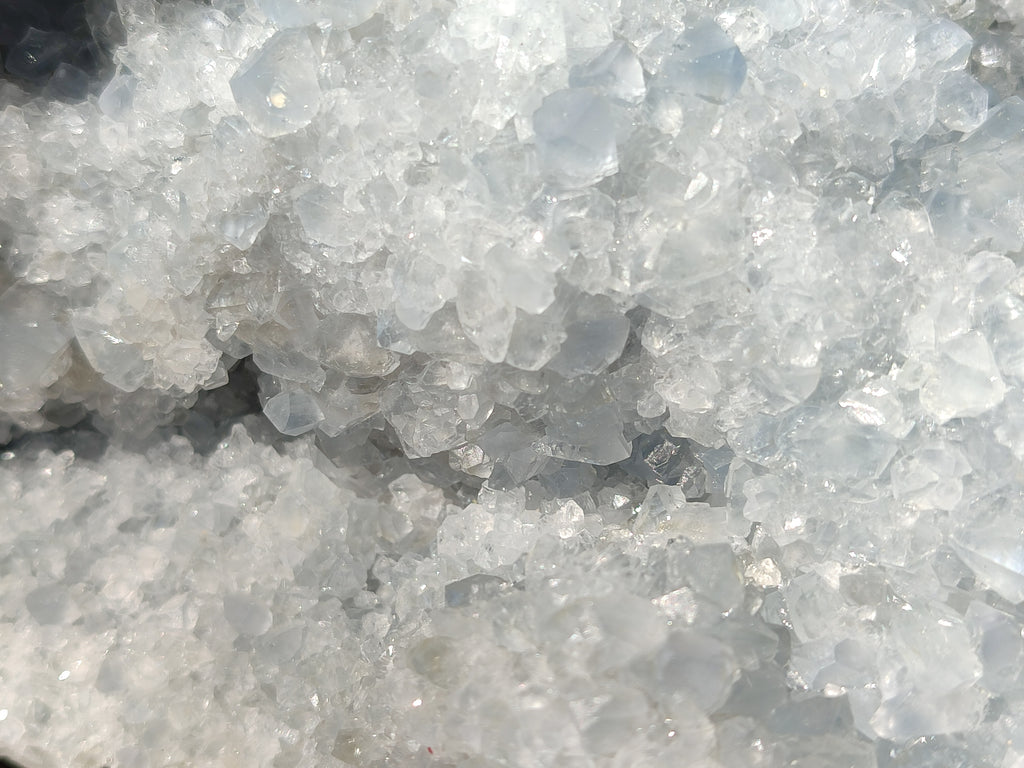 Natural Celestite Geode Specimens x 1 From Sakoany, Madagascar - Toprock Gemstones and Minerals 