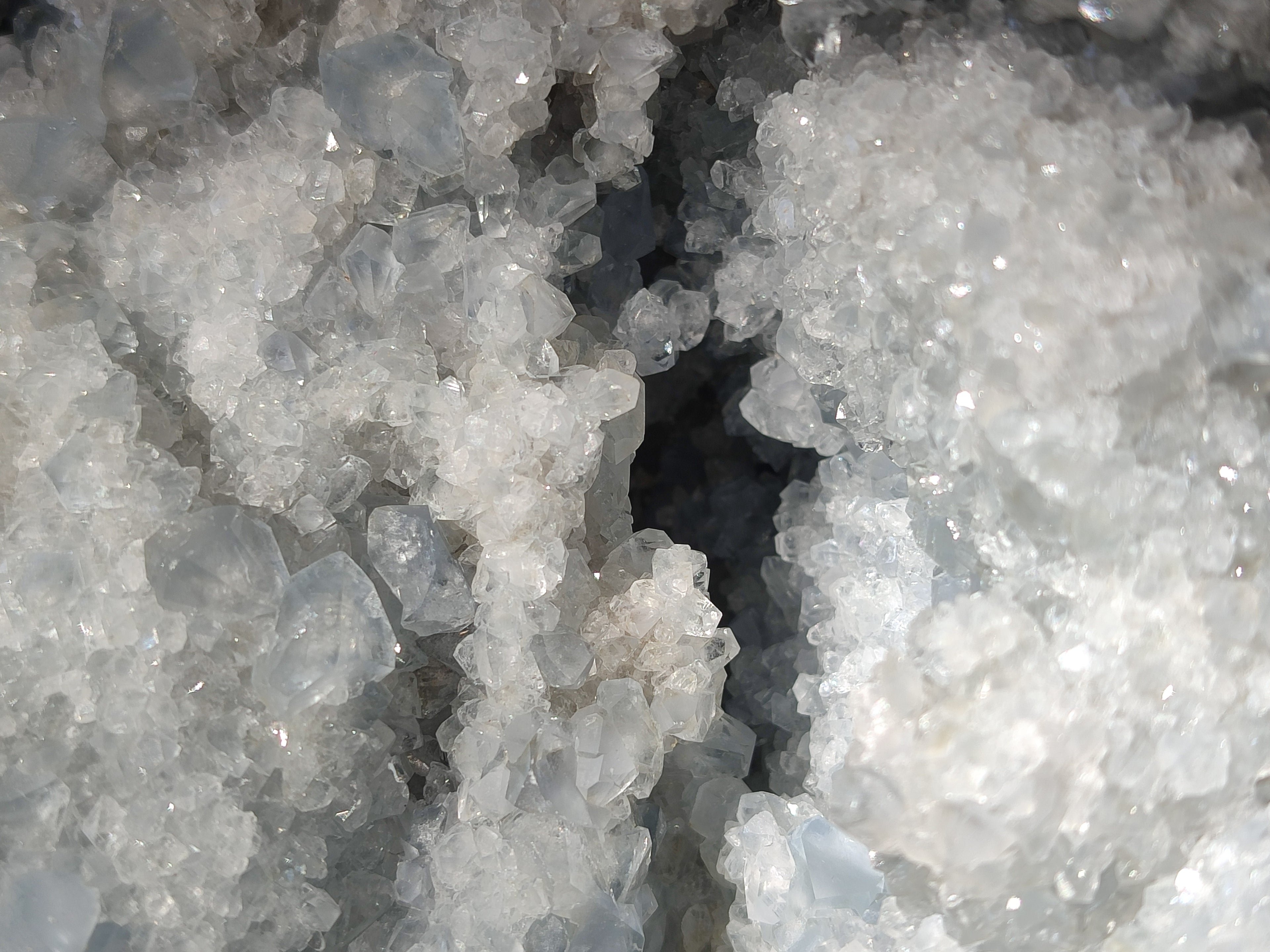 Natural Celestite Geode Specimens x 1 From Sakoany, Madagascar - Toprock Gemstones and Minerals 